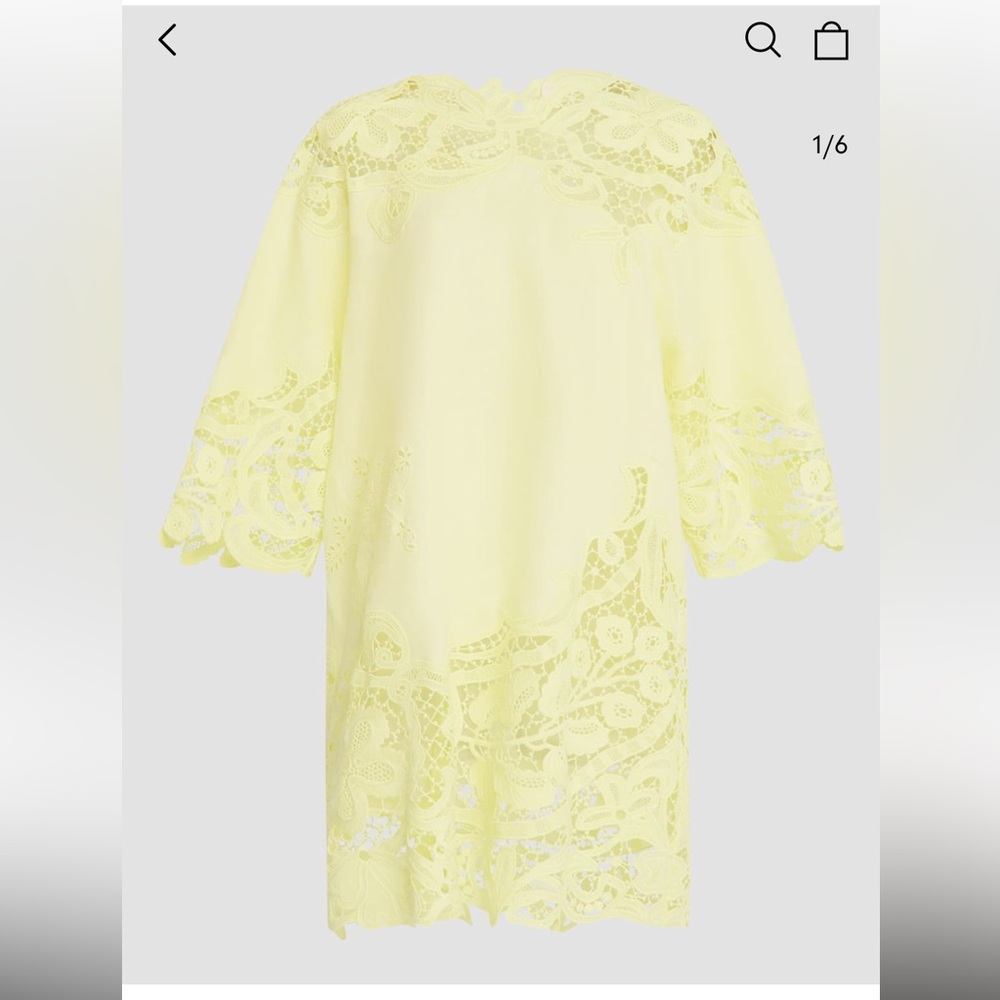 Ulla Johnson Brinna Embroidered Lace Tunic